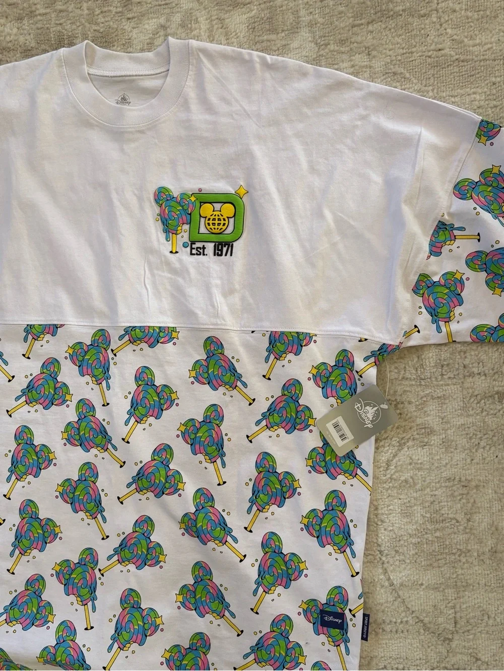 Walt Disney World Lollipop Spirit Jersey NWT - Picture 3 of 6